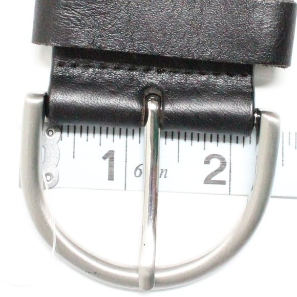 Small Black Genuine Leather Coldwater Creek Belt - Picture 10 of 15